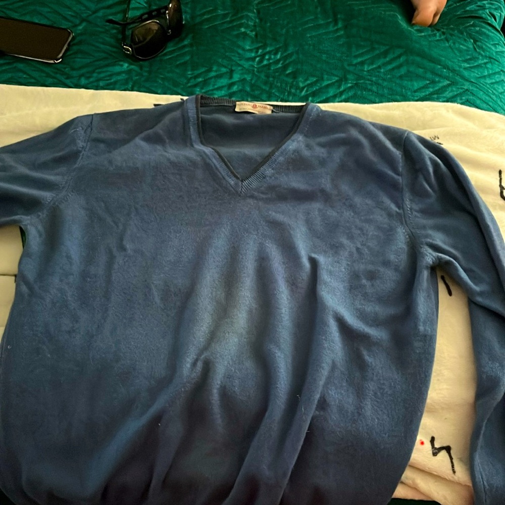Blue Cashmere Sweater